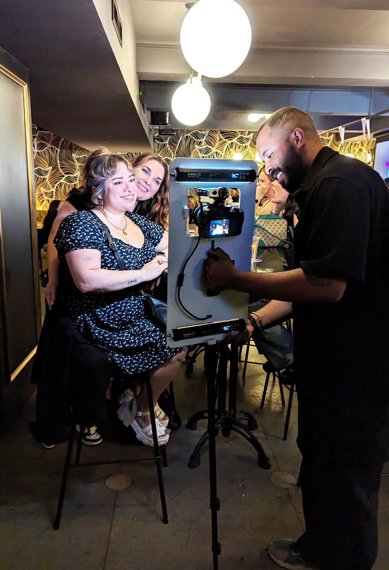 roaming photo video booth rental near me